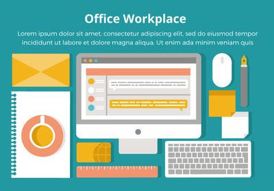 扁平化图形在办公用品销售中的应用与优势