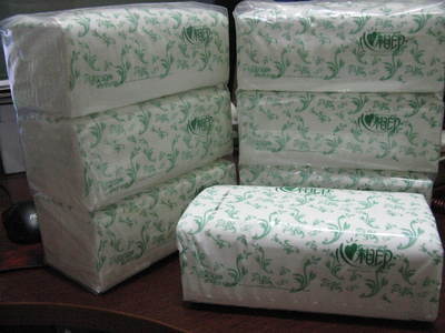 银川市玉松纸制品厂销售心相印130抽商用纸详情