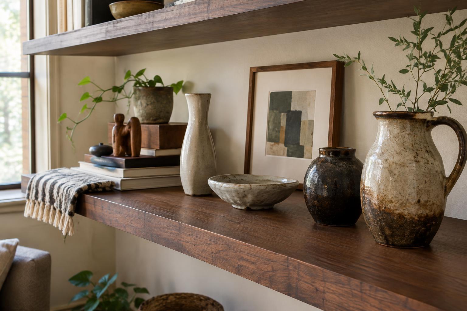 How to Style Deep Shelves So Objects at the Back Stay Visible