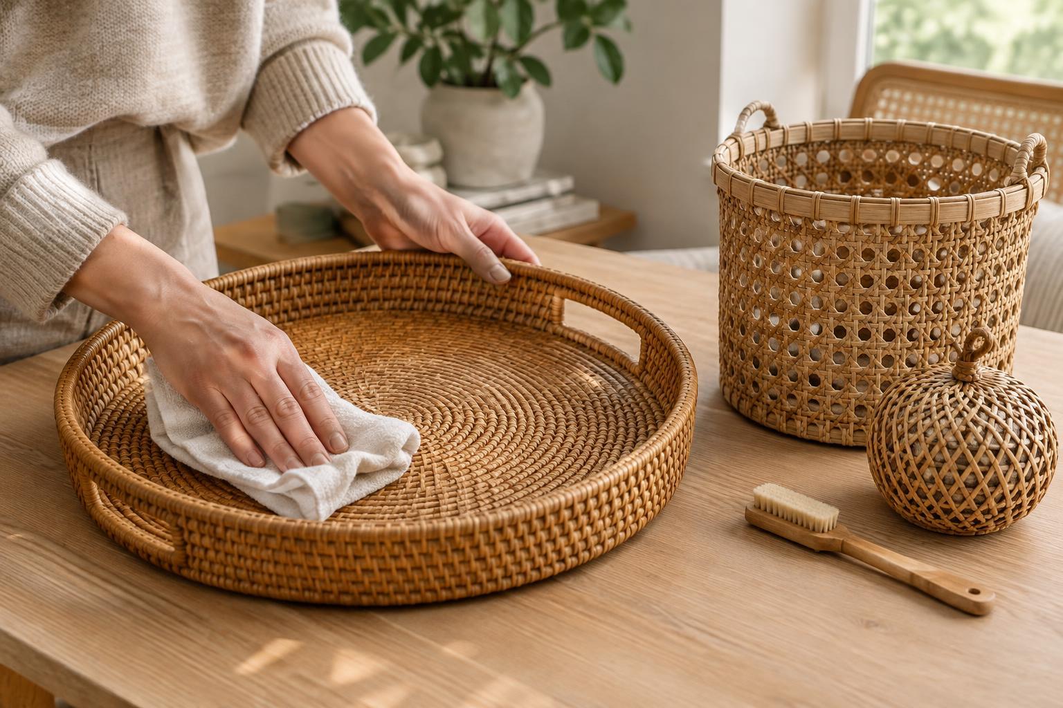 How to Care for Decorative Objects Made from Rattan and Cane
