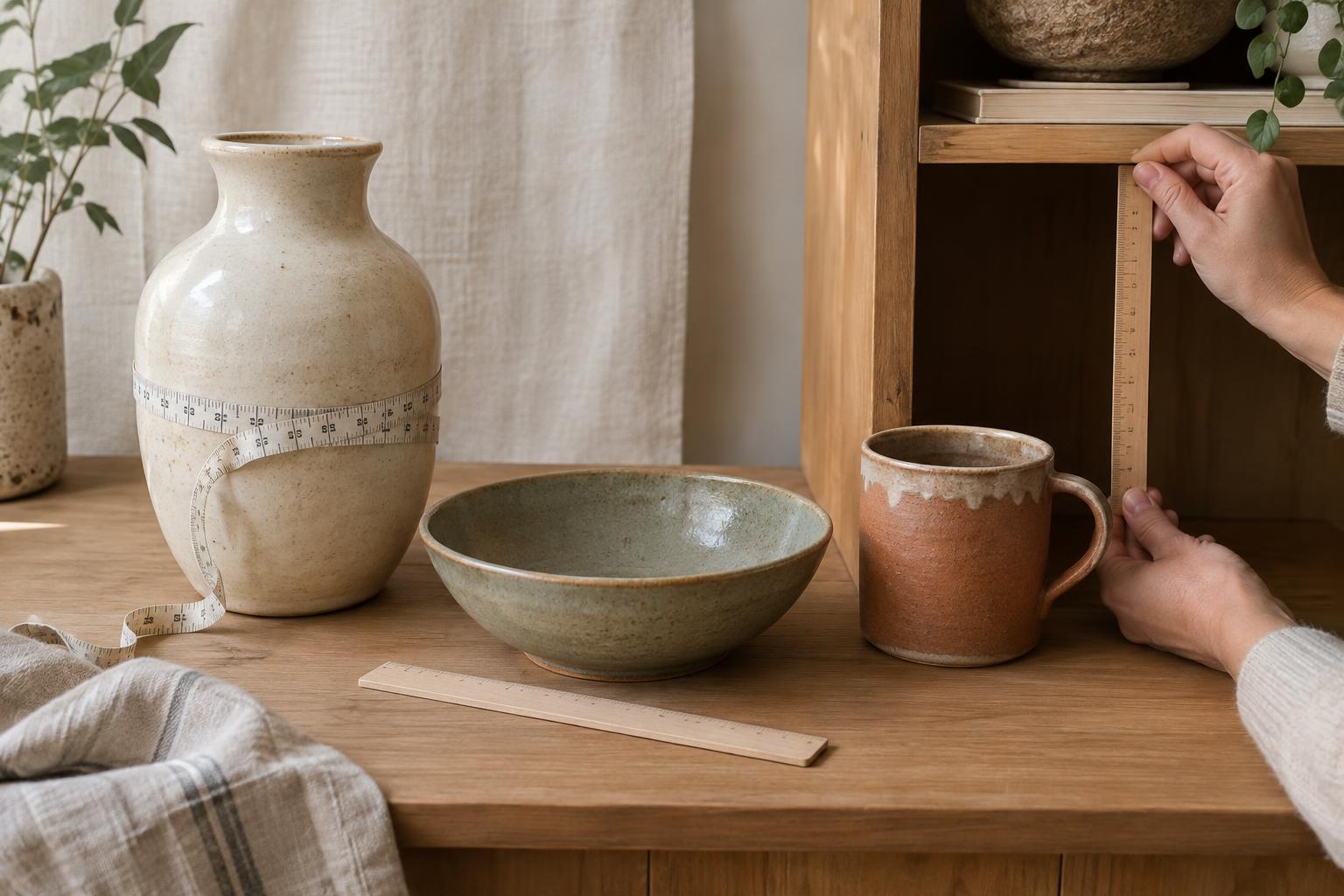 How to Measure Pottery Dimensions Before Buying Online