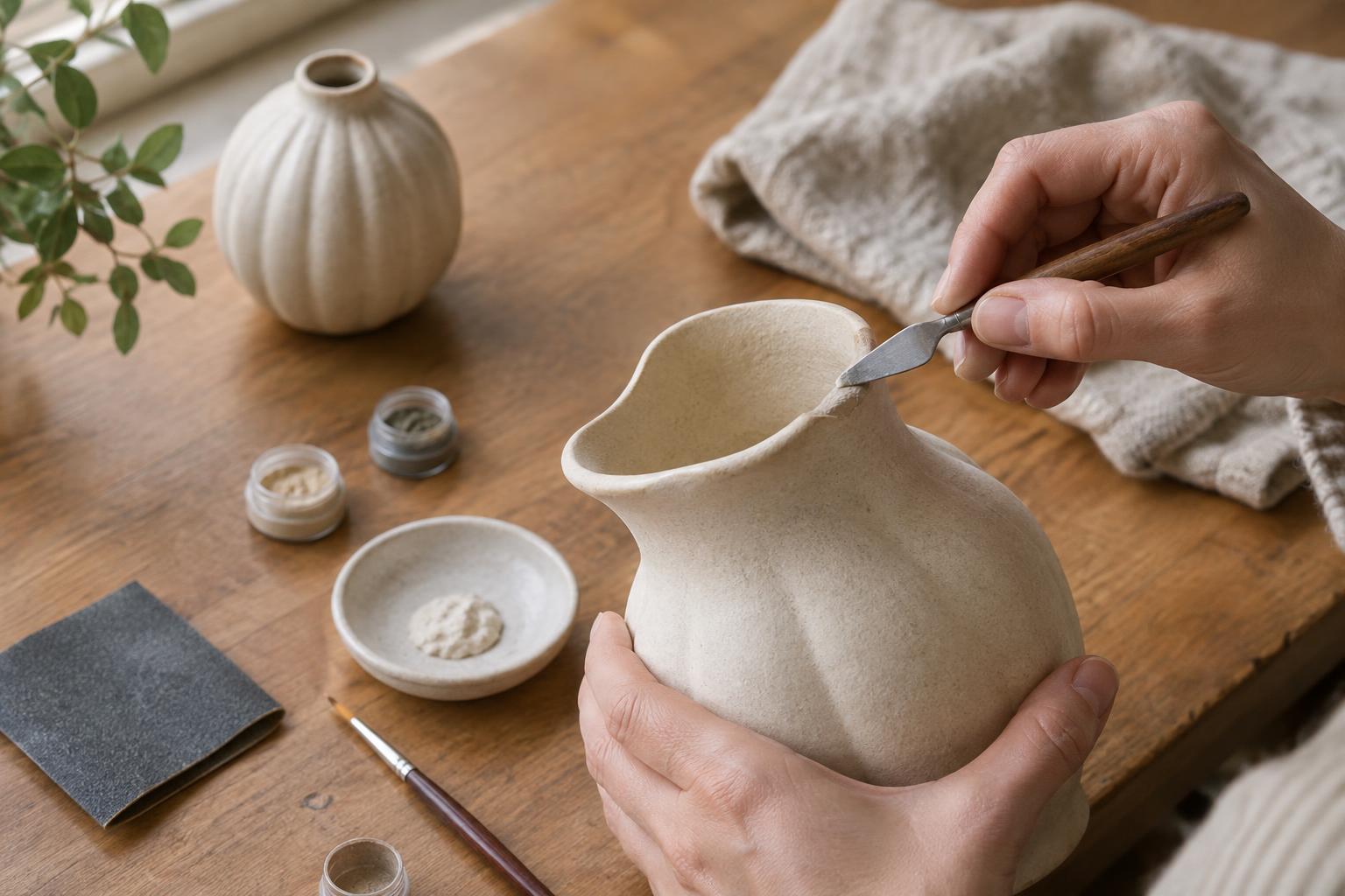How to Repair a Chipped Decorative Ceramic Object at Home