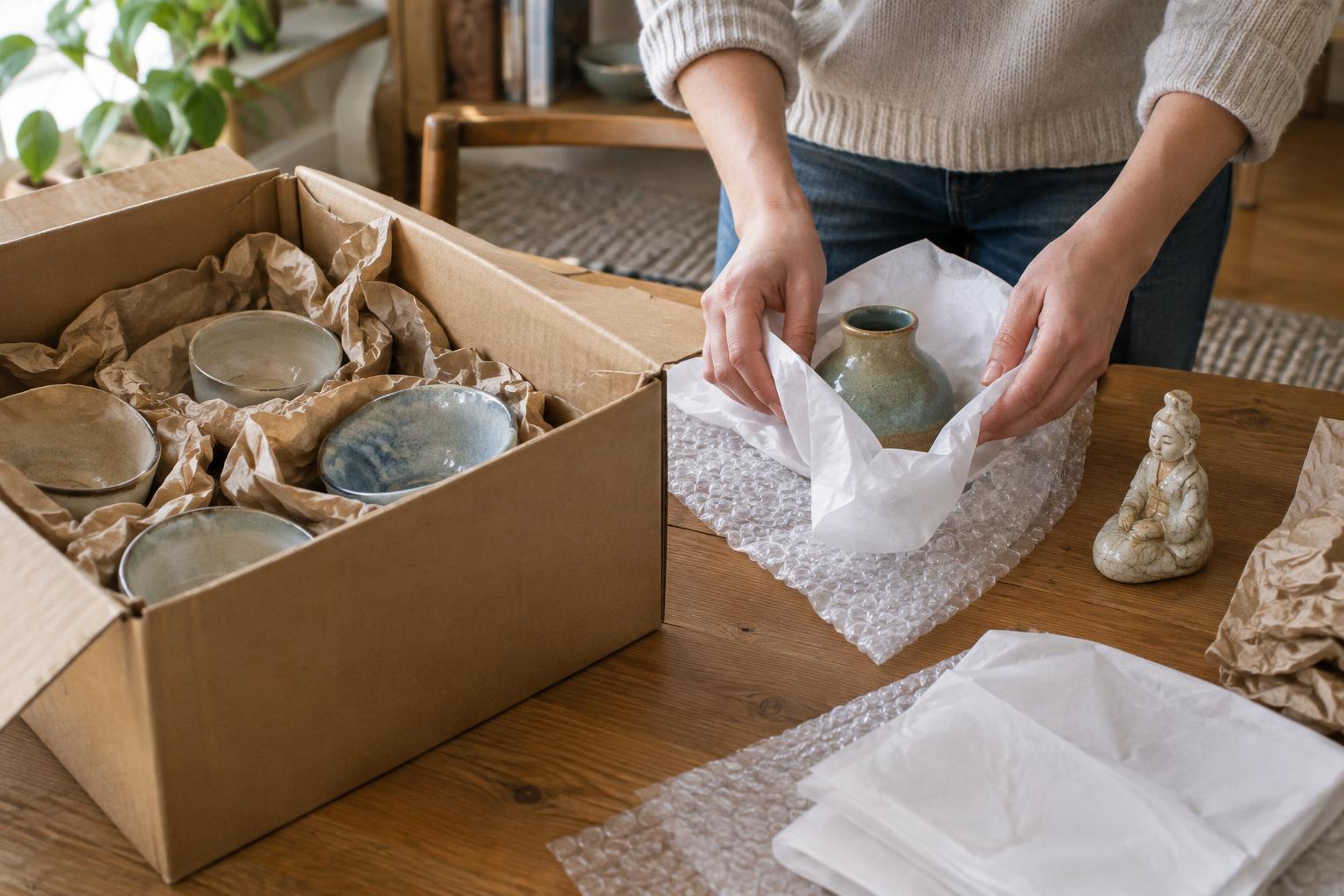 How to Pack Fragile Ceramic Objects for a Move