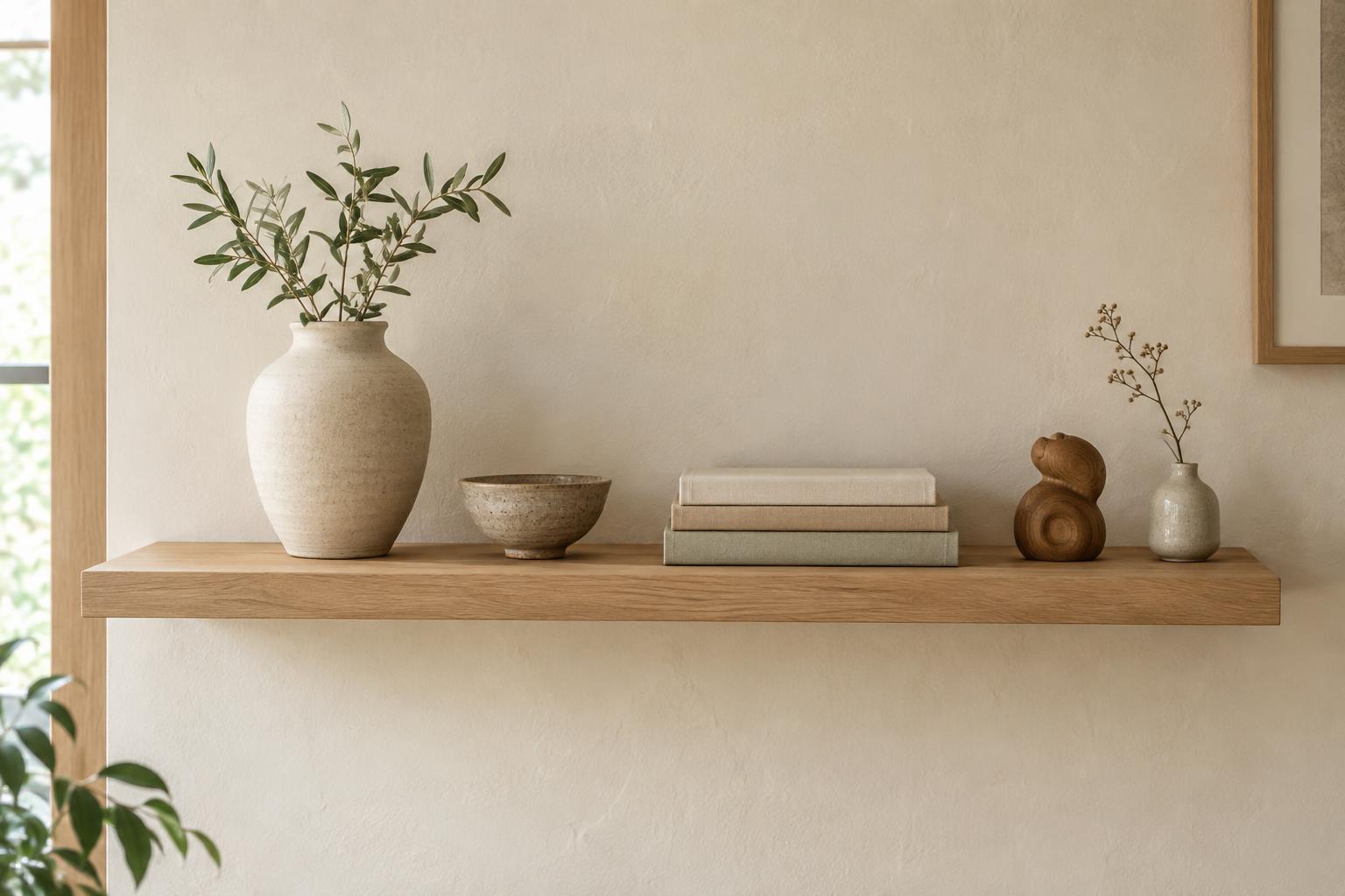 How to Choose the Right Size Decorative Objects for a Shelf